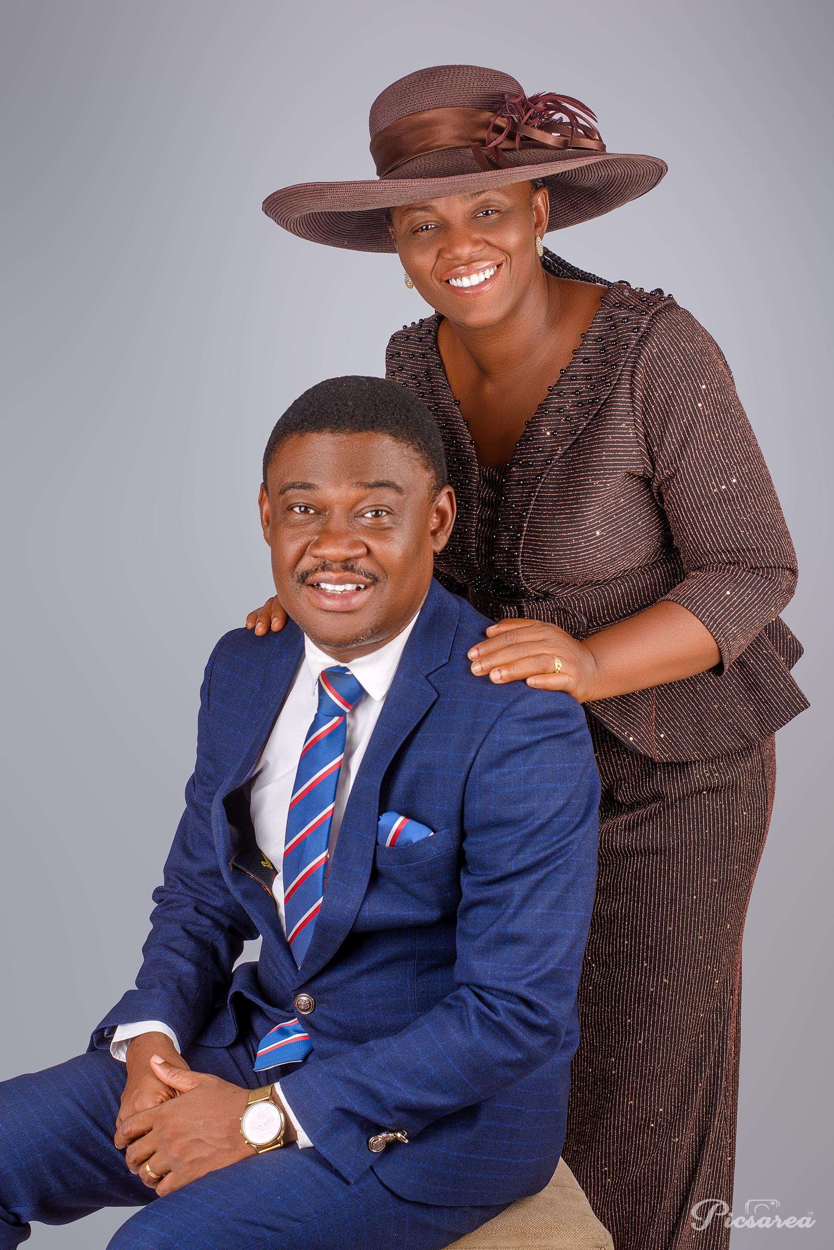 Rev. Dr. Abiodun Ishola and his wife