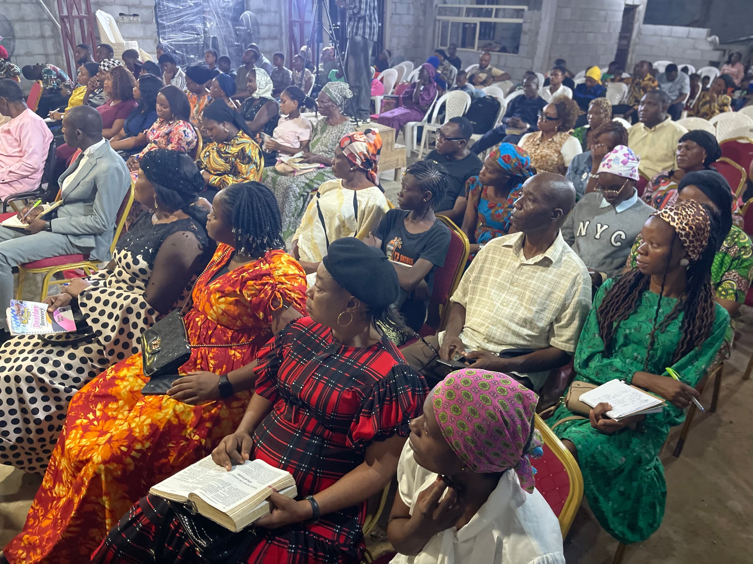Members of the congregation